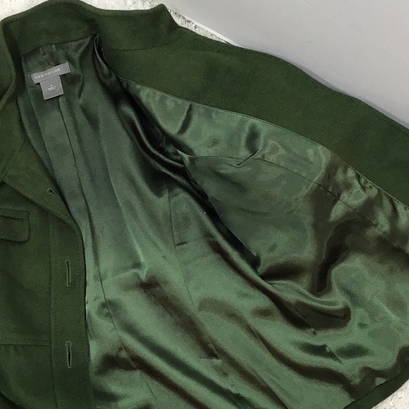 Ann Taylor rabbit blend forest green skirt set 4 - Picture 9 of 12